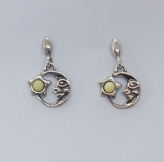 ARETES LUNA MANTEQUILLA