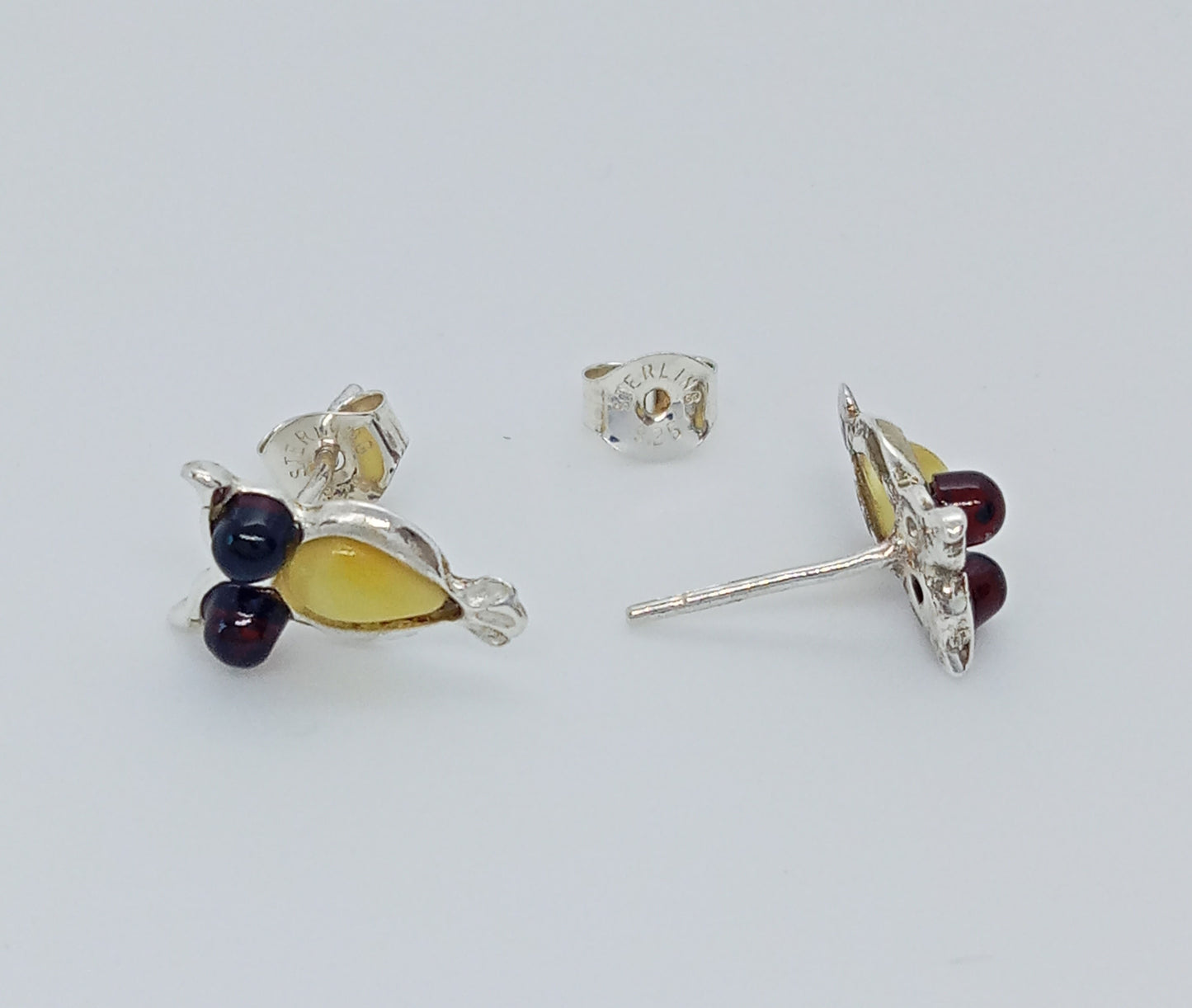 ARETES BUHO BICOLOR