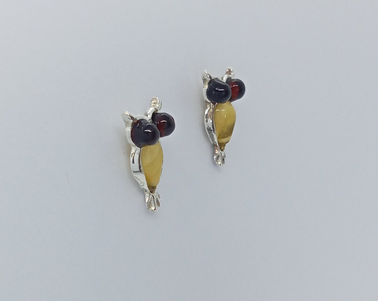 ARETES BUHO BICOLOR