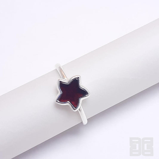 ANILLO STAR Y PLATA