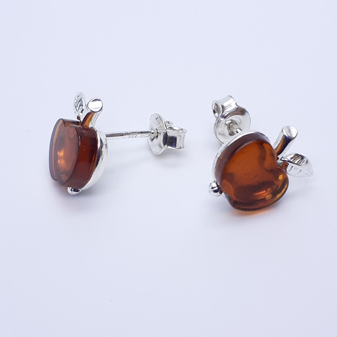 ARETES MANZANA Y PLATA